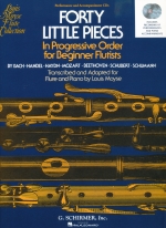 40 LITTLE PIECES (ED.L.MOYSE) : DEMO & ACCOMPANIMENT CD