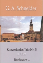 KONZERTANTES TRIO NR.5 ES-DUR, SCORE & PARTS