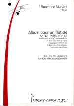 ALBUM POUR UN FLUTISTE OP.65