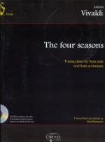 THE FOUR SEASONS (ARR.BOTTAZZINI), Fl.solo & SCORE (WITH CD-ROM)