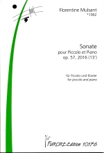 SONATE POUR PICCOLO ET PIANO OP.57 (2016)