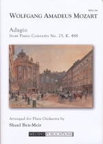 ADAGIO (FROM PIANO CONCERTO NO.23, KV488) (ARR.BEN-MEIR) SCORE & PARTS