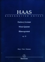 WIND QUINTET OP.10, PARTS