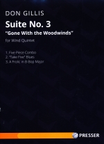 SUITE NO.3 ”GONE WITH THE WOODWINDS”, SCORE & PARTS