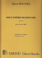 2 POEMES DE RONSARD,OP.26