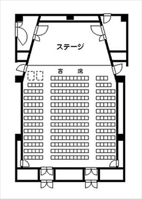 ホール座席表