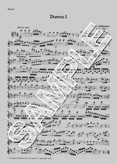 ムラマツフルート｜3 DUETS,OP.20 (VOL.I): 楽譜