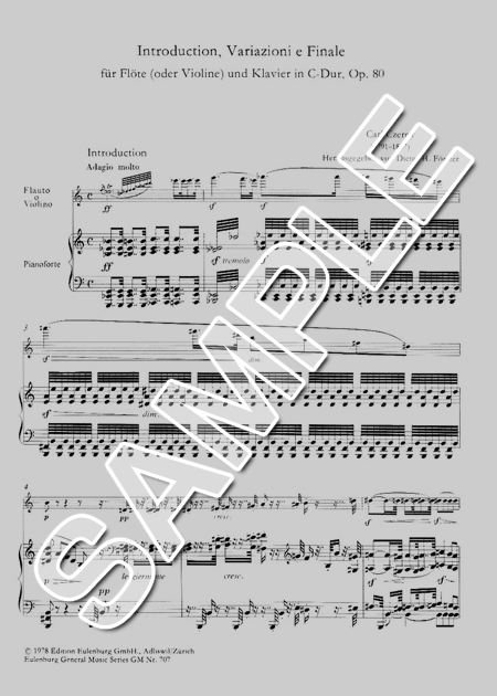 ムラマツフルート｜INTRO.VAR.&FINALE C-DUR,OP.80: 楽譜