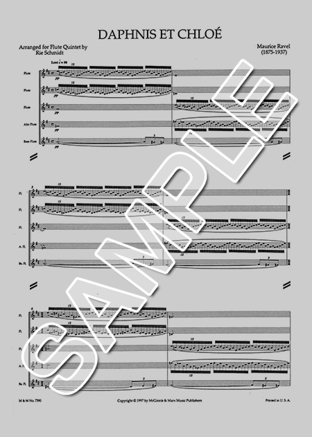 ムラマツフルート|DAPHNIS & CHLOE, SCORE & PARTS (ARR ムラマツフルート|DAPHNIS & CHLOE, SCORE & PARTS (ARR