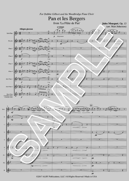 ムラマツフルート｜PAN ET LES BERGERS FROM ”LA FLUTE DE PAN” (ARR