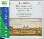 J.S.BACH : FLUTE SONATAS VOL.1