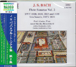 J.S.BACH : FLUTE SONATAS VOL.2