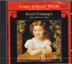 F.SCHUBERT : SONGS WITHOUT WORDS
