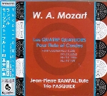 W.A.MOZART : LES QUATRE QUATUORS POUR FLUTE ET CORDES