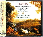 HAYDN : STRING QUARTETS OP.76 hERDODYh FOR TWO FLUTES