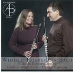 WILHELM FRIEDEMANN BACH : 6 DUOS FOR TWO FLUTES