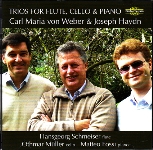 CARL MARIA VON WEBER & JOSEPH HAYDN : TRIOS FOR FLUTE,CELLO & PIANO