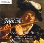 TELEMANN : SONATE A DUE FLAUTI (Period Instr.)
