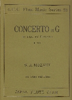CONCERTO G-DUR KV313 (CADENZA : TAFFANEL & GAUBERT)