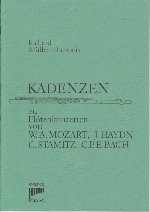 KADENZEN ZUR FLOTENKONZERTEN :MOZART,W.A.:KV313,314,315/HAYDN/STAMITZ/BACH,C.P.E.(G-DUR)