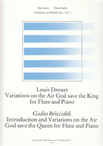 GOD SAVE THE KING (VAR. ON  BRITISH AIRS VOL.1) (ED.WYE)  (DROUET & BRICCIALDI)