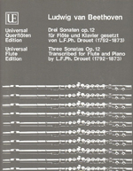 DREI SONATEN,OP.12