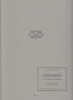 CONCERTO D-DUR (MH105)
