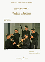 QUINTETTE F-DUR,OP.96fAMERICAINf,SCORE & PARTS (ARR.WALTER)