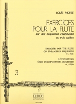 ムラマツフルート｜EXERCICES POUR LA FLUTE:3: 楽譜