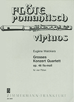 GROSSES KONZERT QUARTETT FIS-MOLL,OP.46, PARTS