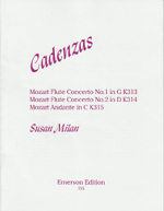 MILAN/CADENZAS:FL.CON. NOS.1&2,ANDANTE