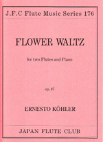ムラマツフルート｜FLOWER WALTZ OP.87: 楽譜