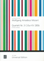 FLOTENQUARTETT NR.3 C-DUR,KV 285B