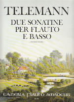 DUE SONATINE PER FLAUTO E BASSO TWV41:c2/a4 (BC BY W.MICHEL)
