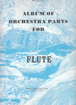 ムラマツフルート｜ALBUM OF ORCHESTRA PARTS FOR FLUTE: 楽譜