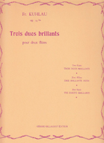 3 DUOS BRILLANTS,OP.13 BIS