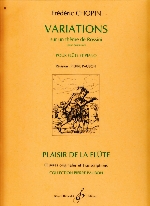 ムラマツフルート｜VARIATIONS SUR UN THEME DE ROSSINI: 楽譜