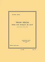 3つの小品（ウジェーヌ・ボザ）（木管四重奏）【Trois Pieces