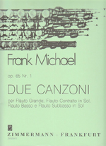 DUE CANZONI, OP.65/1, SCORE & PARTS