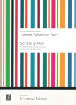 SONATE G-MOLL (BWV 1034) (A.BC) (ARR.U.DEUSSEN)