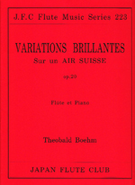 ムラマツフルート｜VARIATIONS BRILLANTES - SUR UN AIR SUISSE OP.20