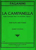 LA CAMPANELLA FROM CONCERTO NO.2 B-MOLL, OP.7 (ED.STALLMAN)