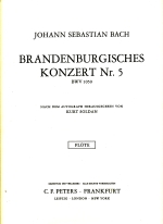 BRANDENBURGISCHES KONZERT NR.5 BWV1050:FL.PART