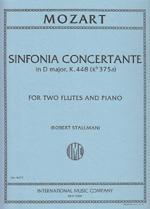 SINFONIA CONCERTANTE IN D-DUR KV448 (K6.375A)