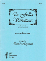 譜面　ムラマツオリジナルシリーズ1～77　マイナスワンＣＤ1～19　Ｌｉｔｔｌｅ ムラマツフルート｜LA FOLLIA VARIATIONS OP.5 NO.12: 楽譜