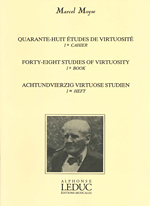 48 ETUDES DE VIRTUOSITE,1ER CAHIER