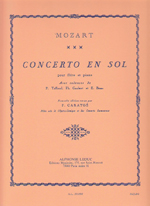 CONCERTO G-DUR KV313 (CADENCES:TAFFANEL&GAUBERT/BOZZA)