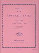 CONCERTO D-DUR KV314@(CADENCE :TAFFANEL-GAUBERT/DONJON)