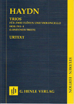 TRIOS HOB.IV:1-4 (LONDONER TRIOS),P.SCORE