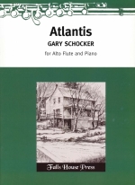 楽譜　Gary Schocker　Atlantis　アルトフルートとピアノ 楽譜 Gary Schocker Atlantis アルトフルートとピアノ